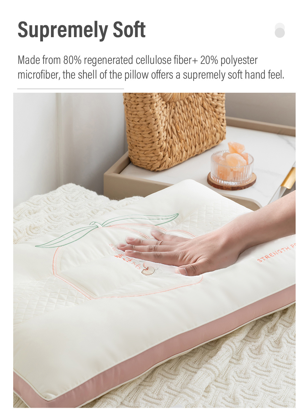 Sweet Home Peach Fragrance Pillow-3
